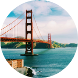 Golden Gate Bridge in den USA