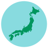 Japan Landesweit Grafik