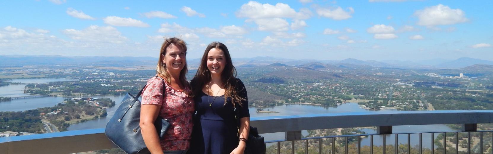 Gastfamilie in Australien Schülerin mit Gastmutter